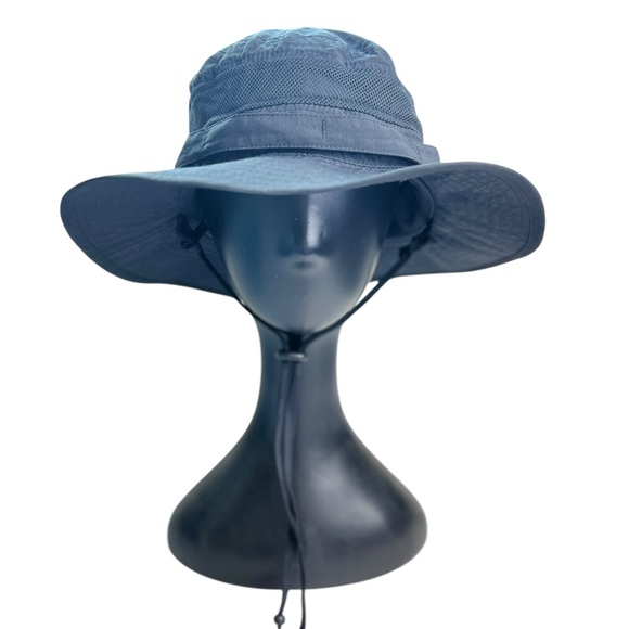 Eddie Bauer NWT Exploration UPF Vented Black Bouy Hat Size L/XL - Picture 1 of 8